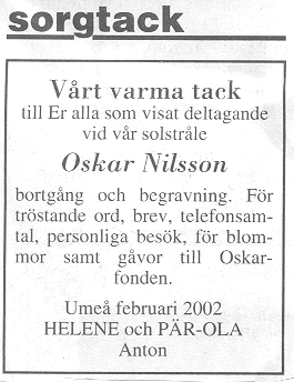 Det h&auml;r &auml;r sorgtacket som sattes in i VK och VF.